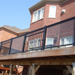 Frameless glass railings